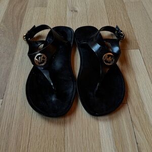 Michael Kors Black Jelly Sandals